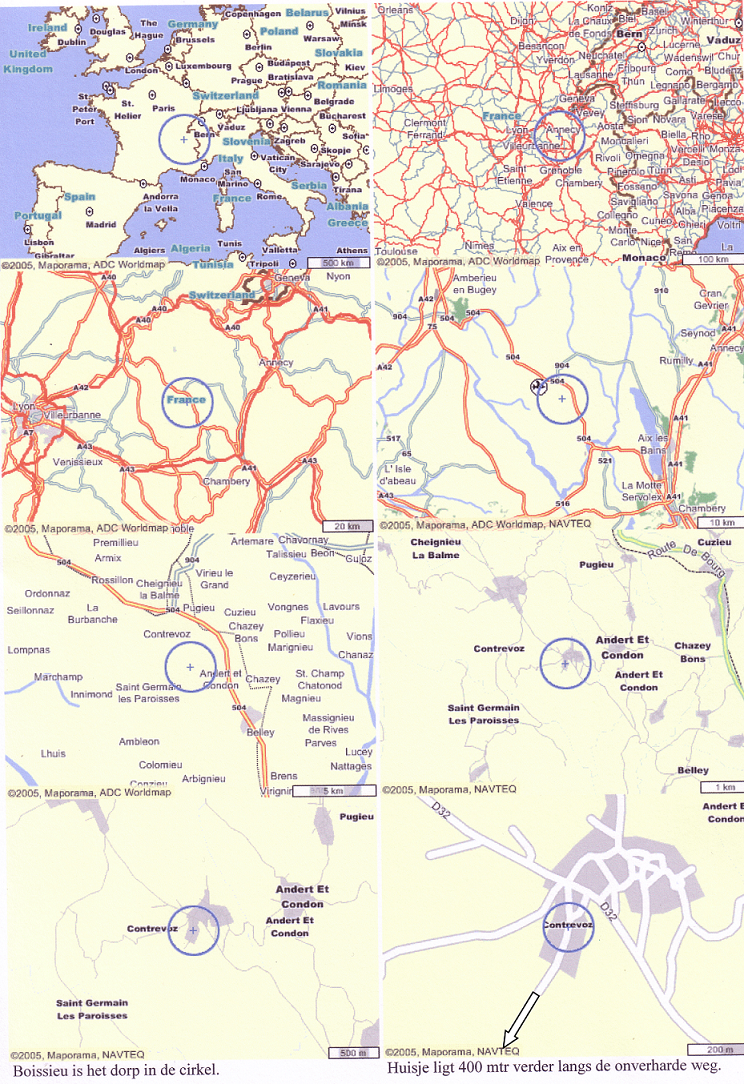 Overzicht routekaarten